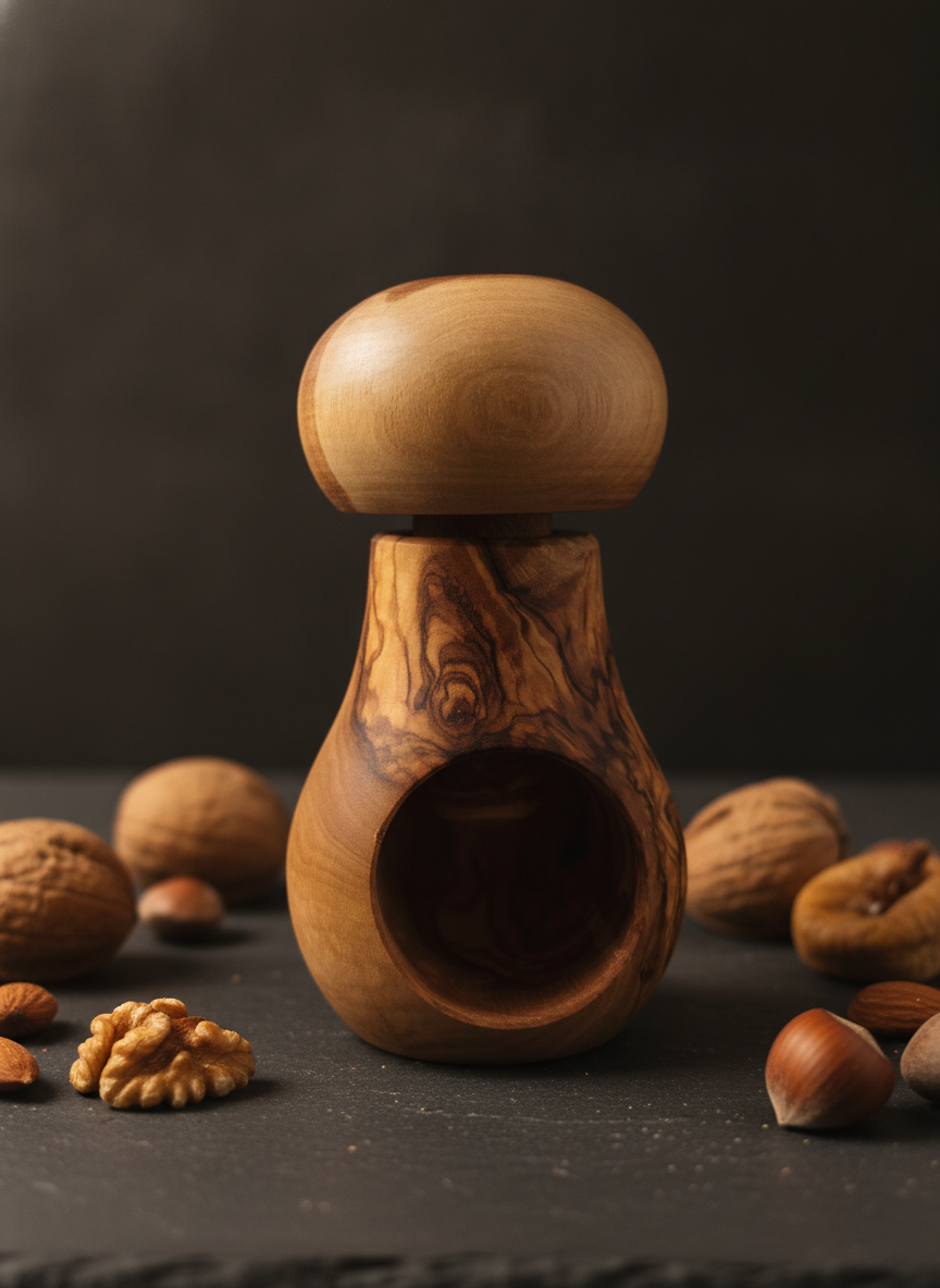 Casse-noix en bois d'olivier